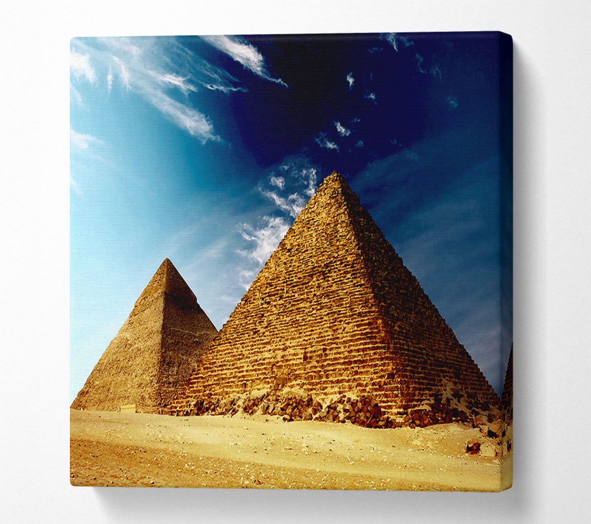 Pyramids Cairo Egypt Canvas Wall Art