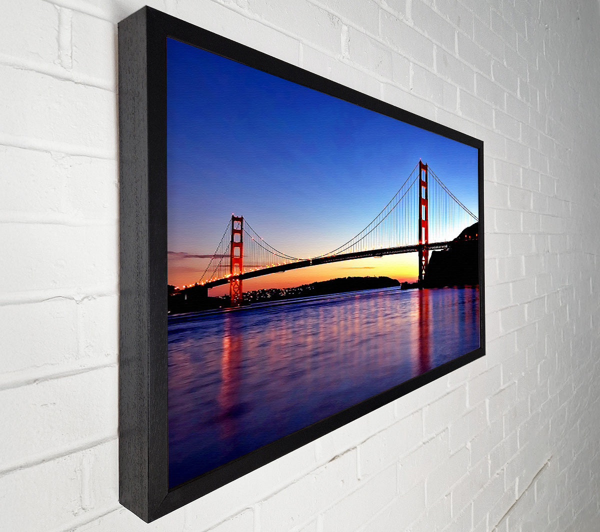 San Francisco Golden Gate Bridge Sunrise Canvas Wall Art