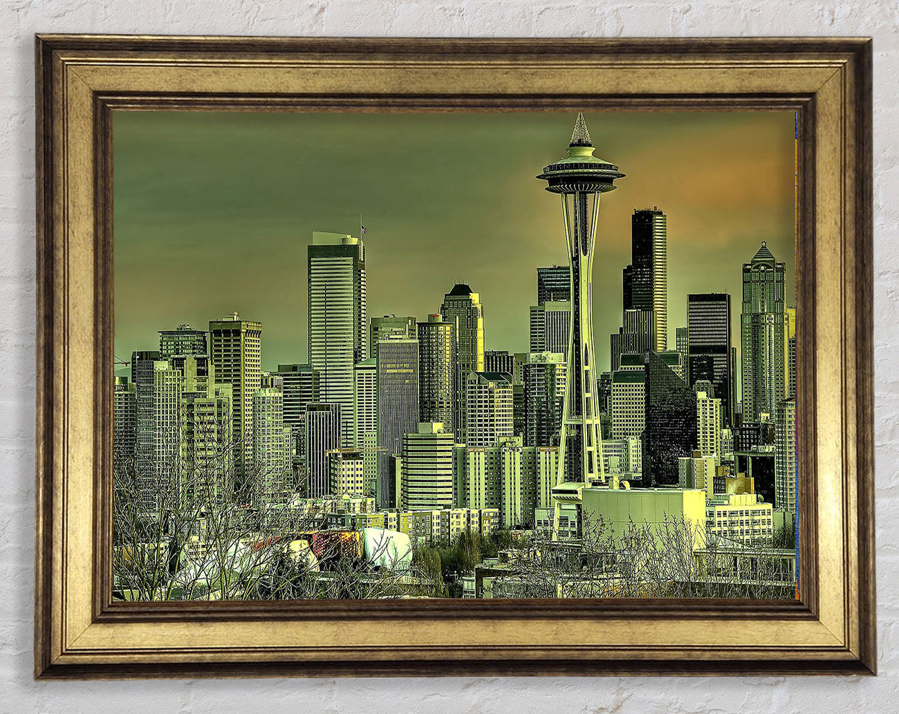 Seattle Tower Framed Print
