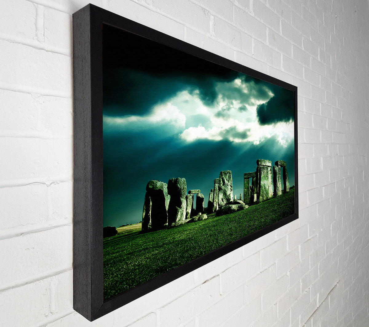 Stonehenge Sunblaze Canvas Wall Art