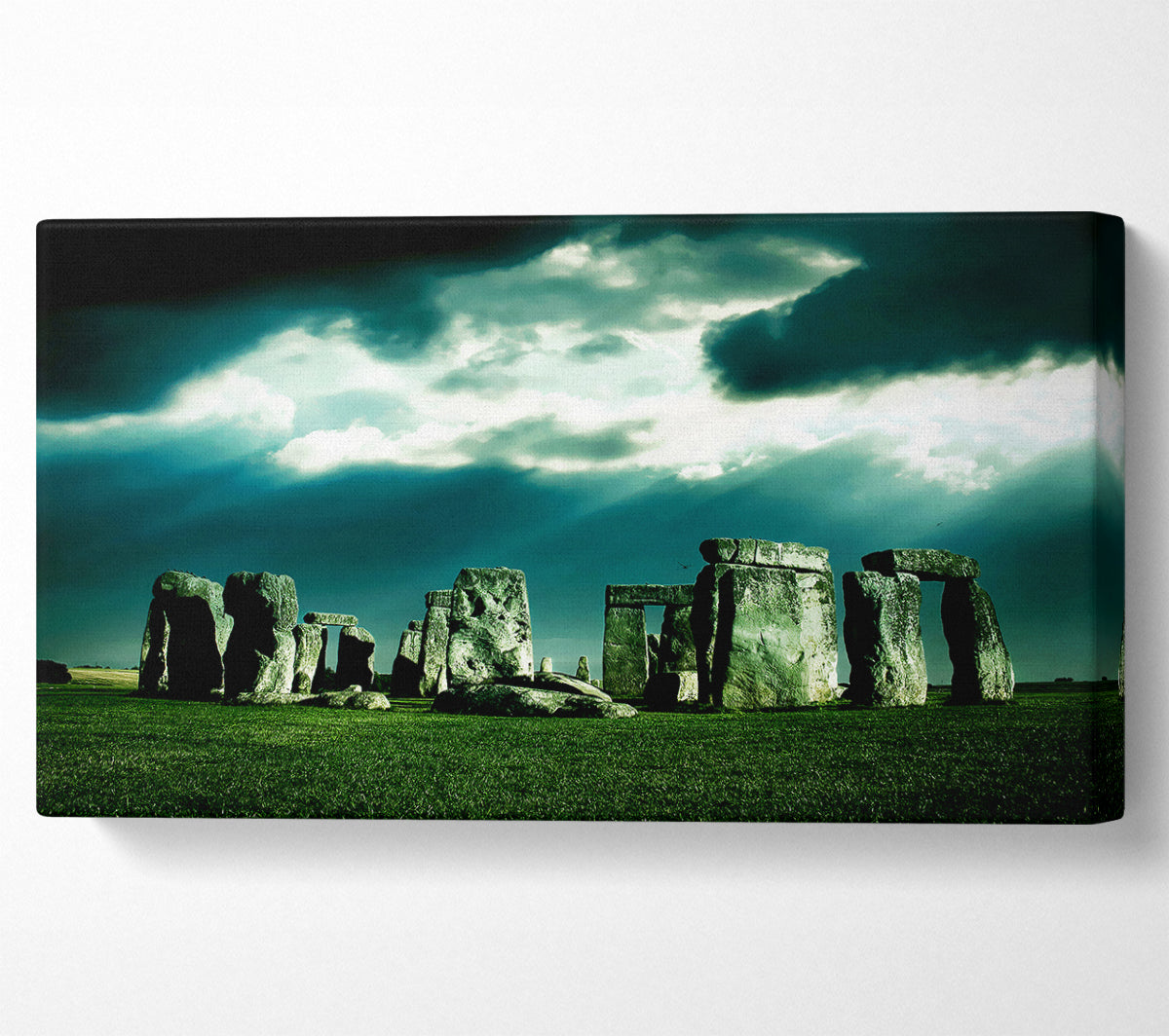 Stonehenge Sunblaze Canvas Wall Art