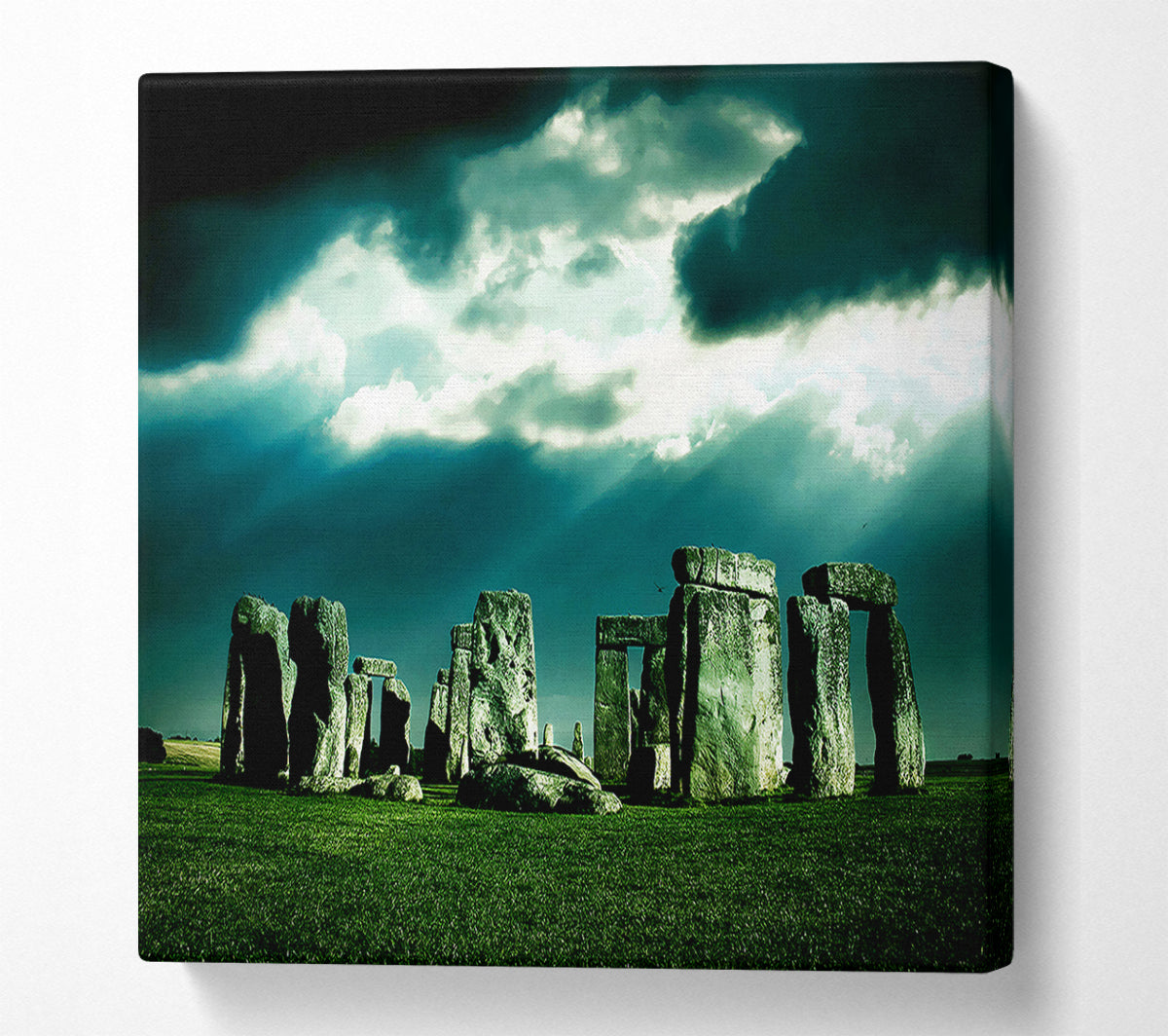 Stonehenge Sunblaze Canvas Wall Art