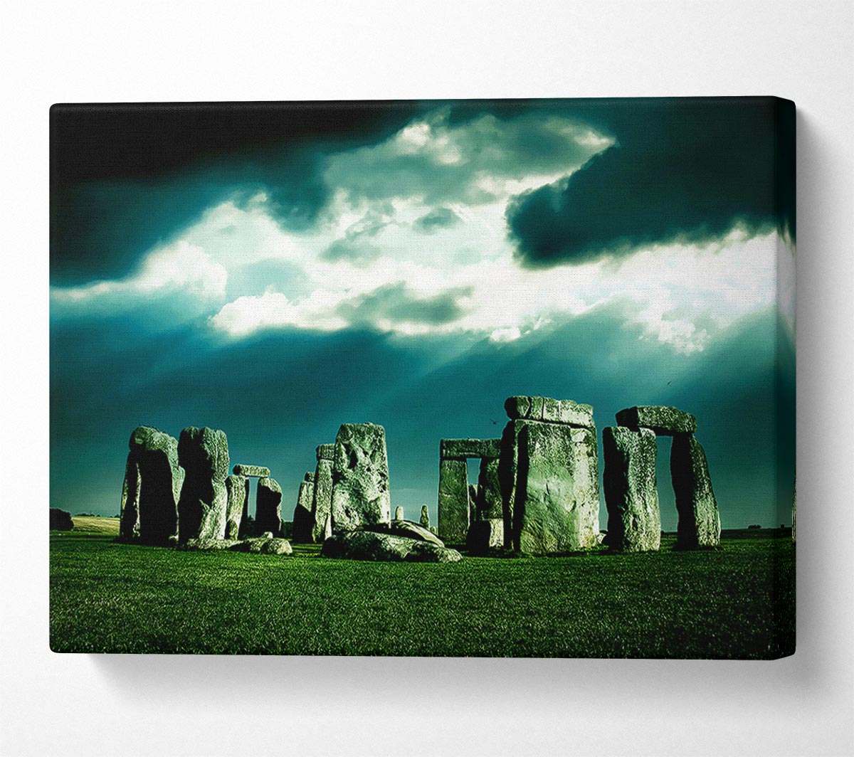 Stonehenge Sunblaze Canvas Wall Art