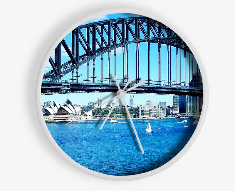 Sydney Harbour Bridge Opera House View Colour