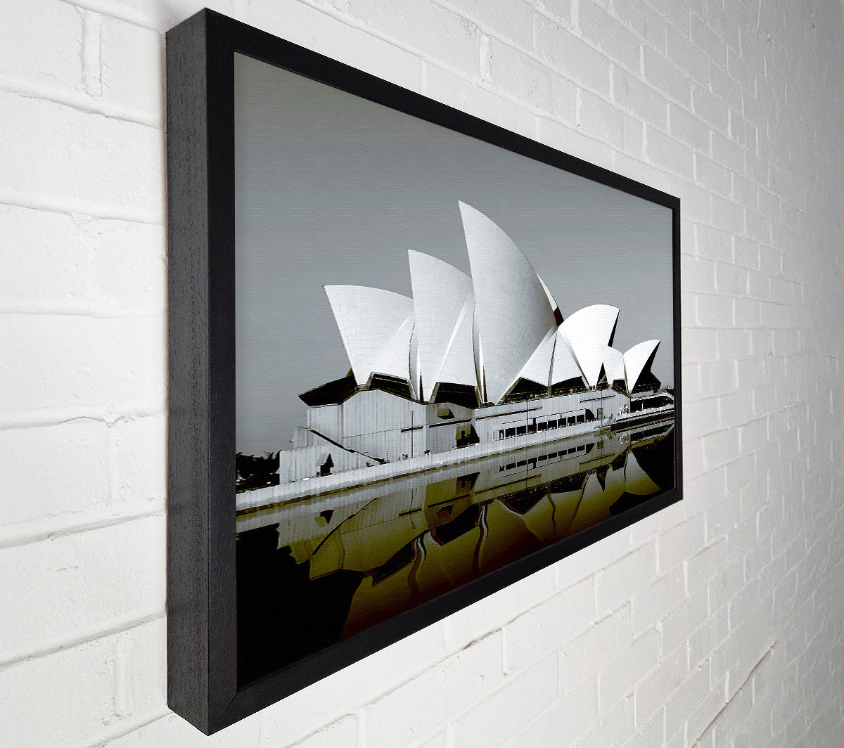 Sydney Opera House Green Harbour Canvas Wall Art