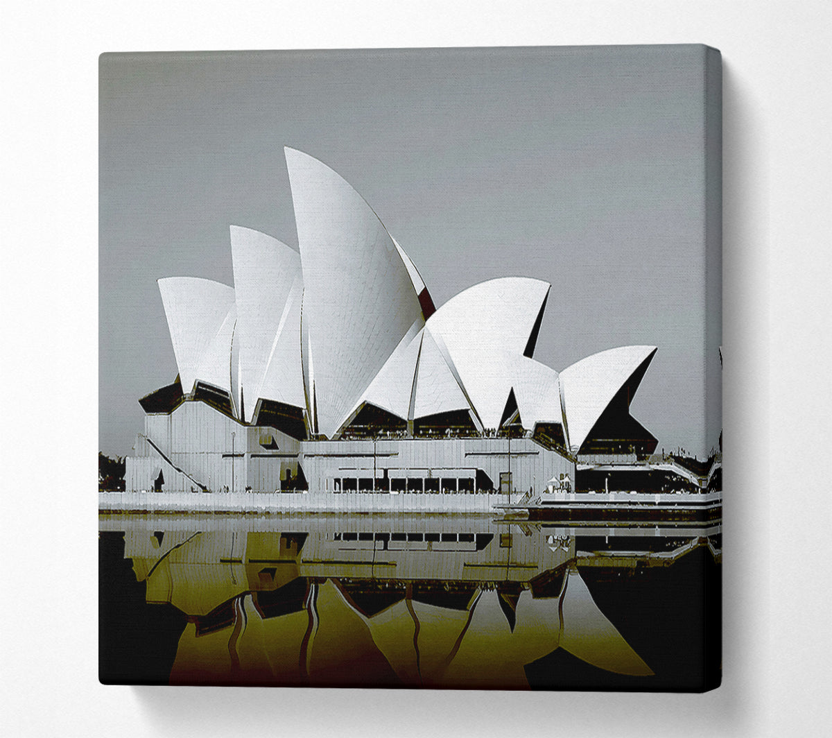 Sydney Opera House Green Harbour Canvas Wall Art