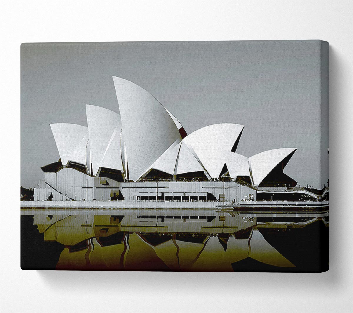 Sydney Opera House Green Harbour Canvas Wall Art