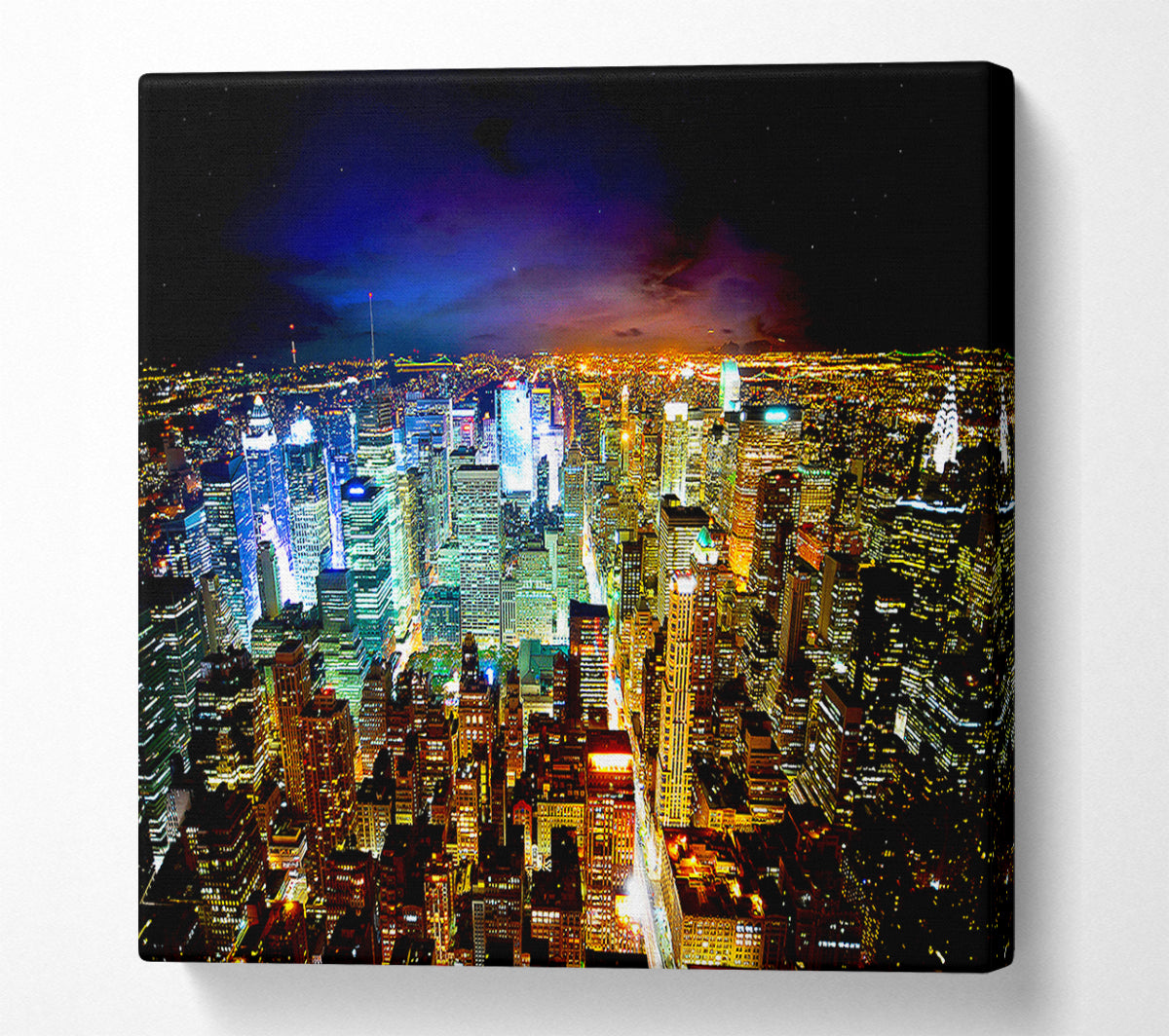 The Centre Of The Cities Energy Canvas Wall Art