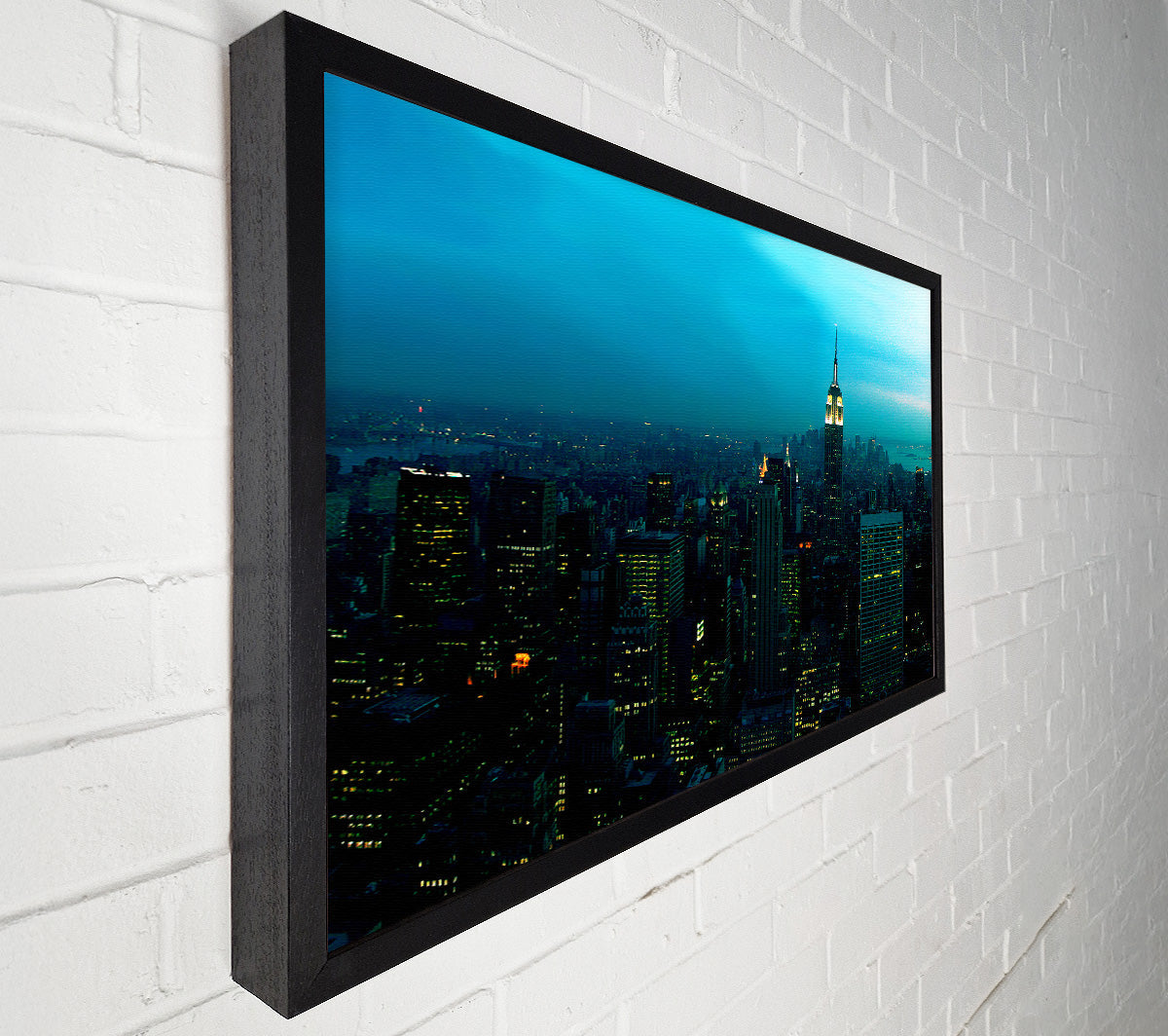 The Tip Of The Empire State Building Canvas Wall Art