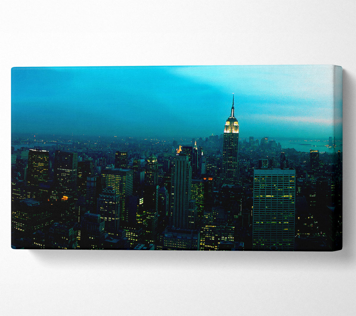The Tip Of The Empire State Building Canvas Wall Art