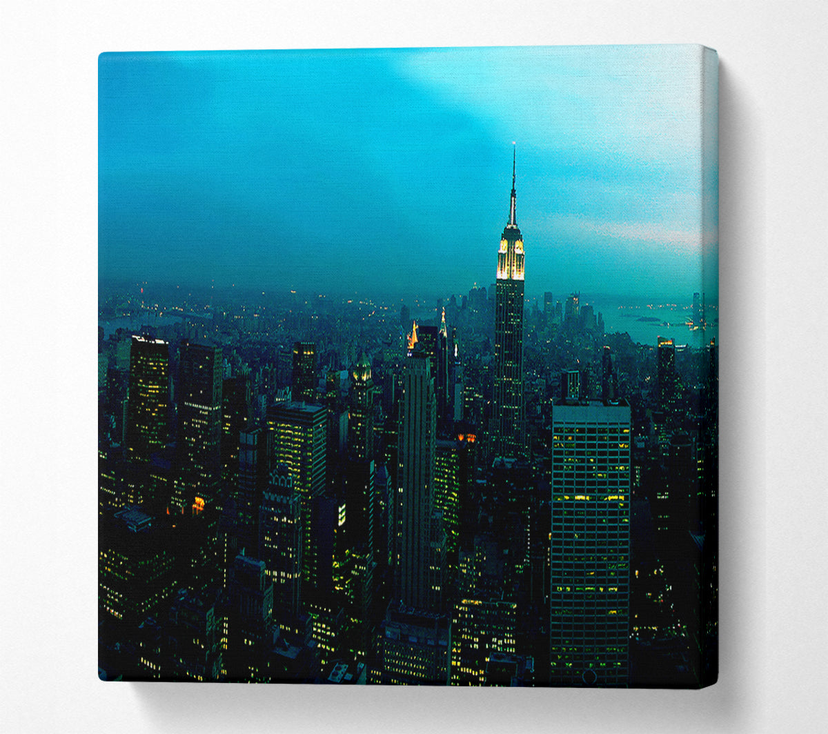 The Tip Of The Empire State Building Canvas Wall Art