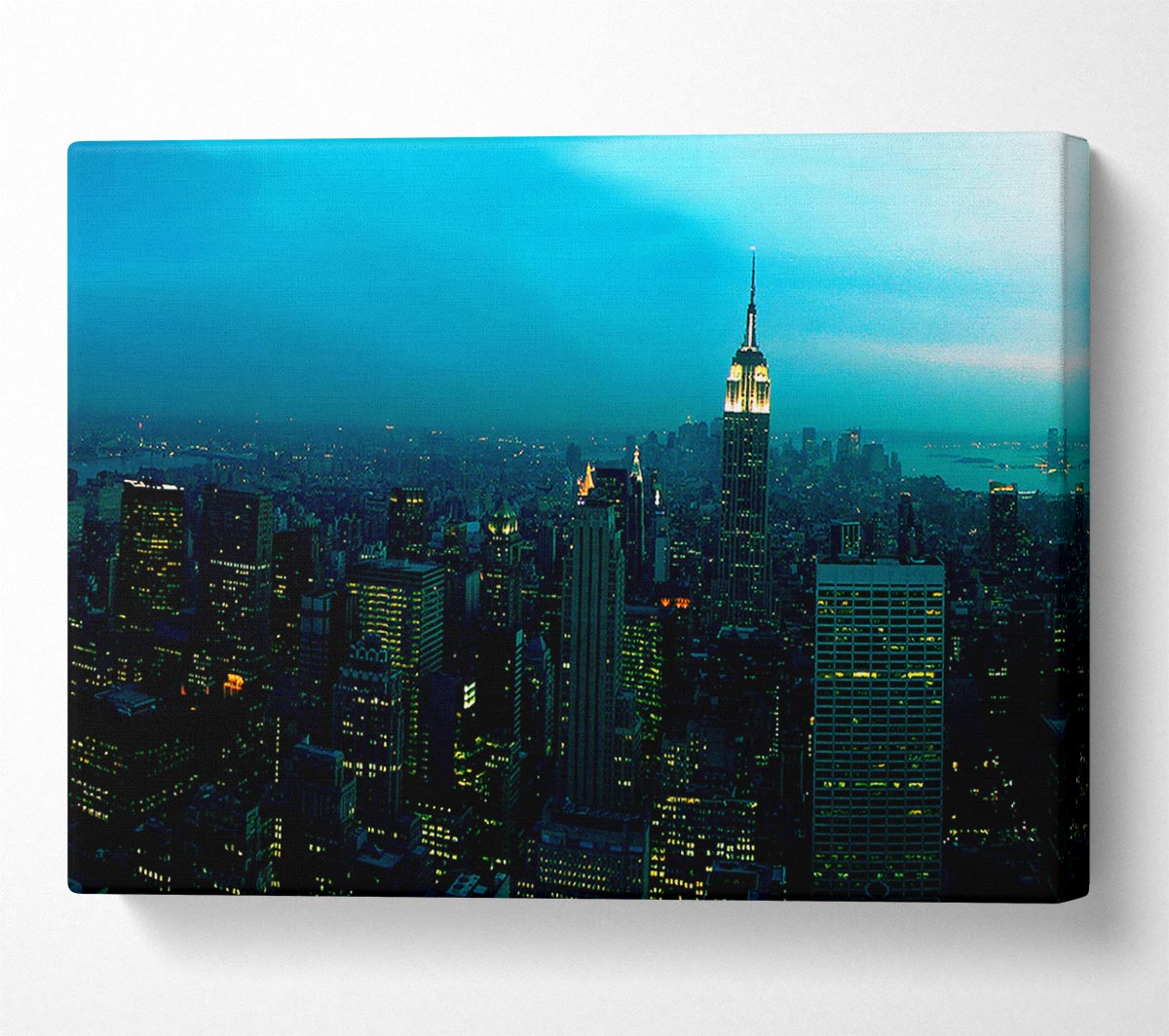The Tip Of The Empire State Building Canvas Wall Art