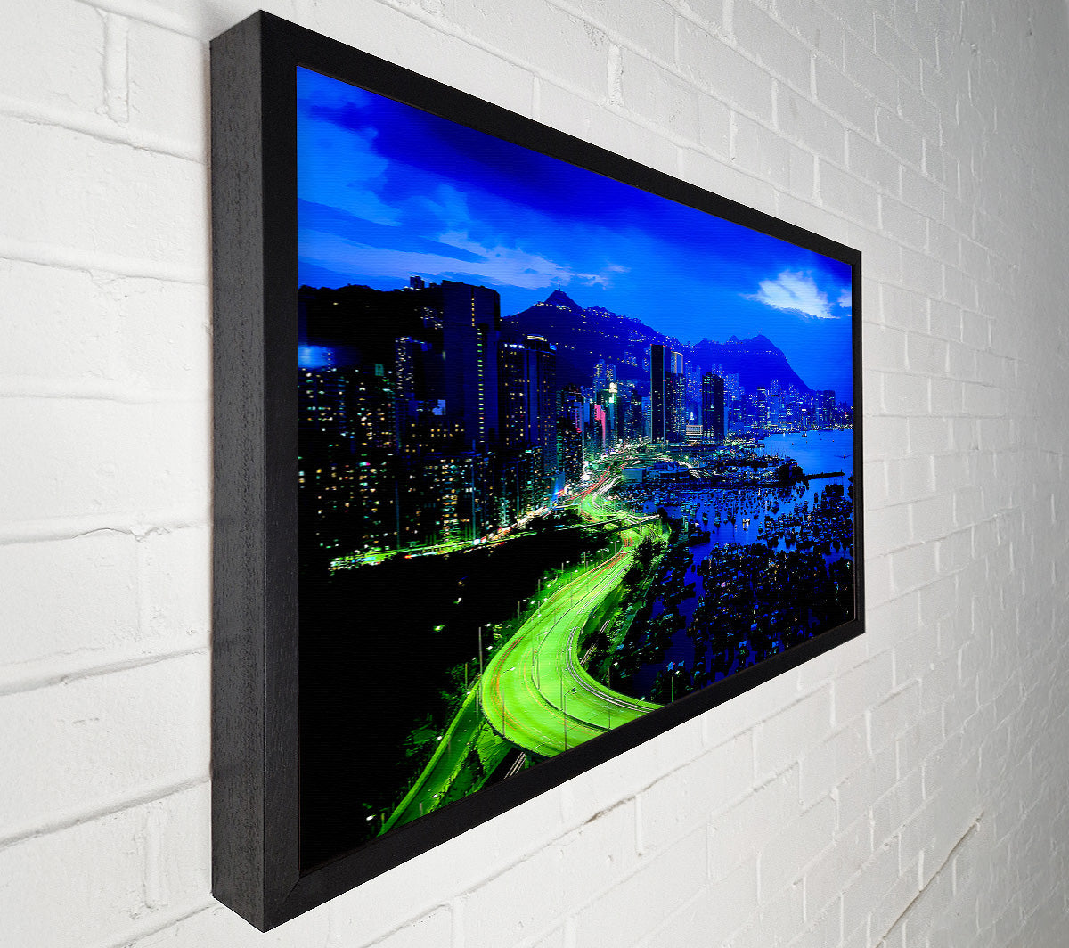 Tokyo Blues Canvas Wall Art