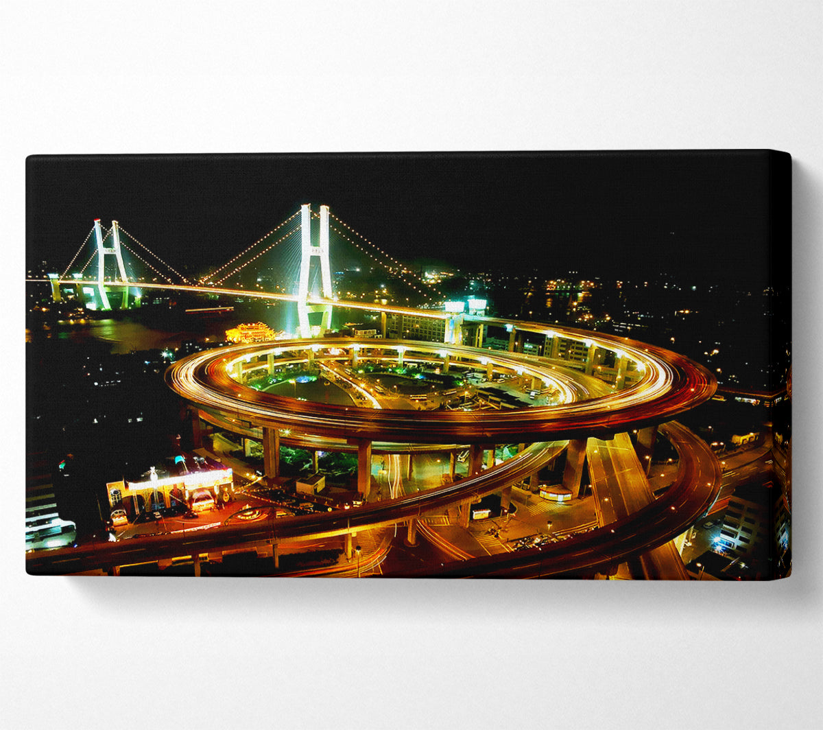 Tokyo Highway Canvas Wall Art