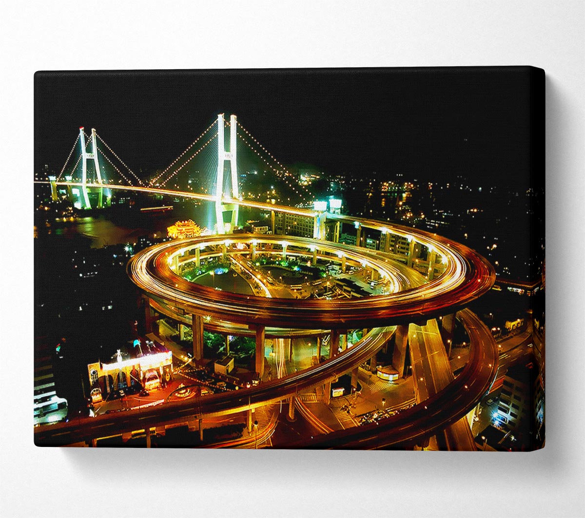Tokyo Highway Canvas Wall Art