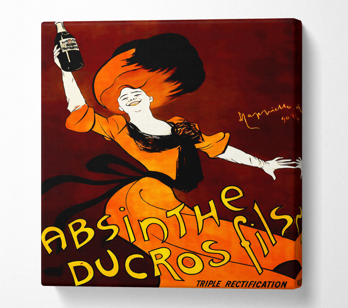 Absinthe Ducros Fils Canvas Art