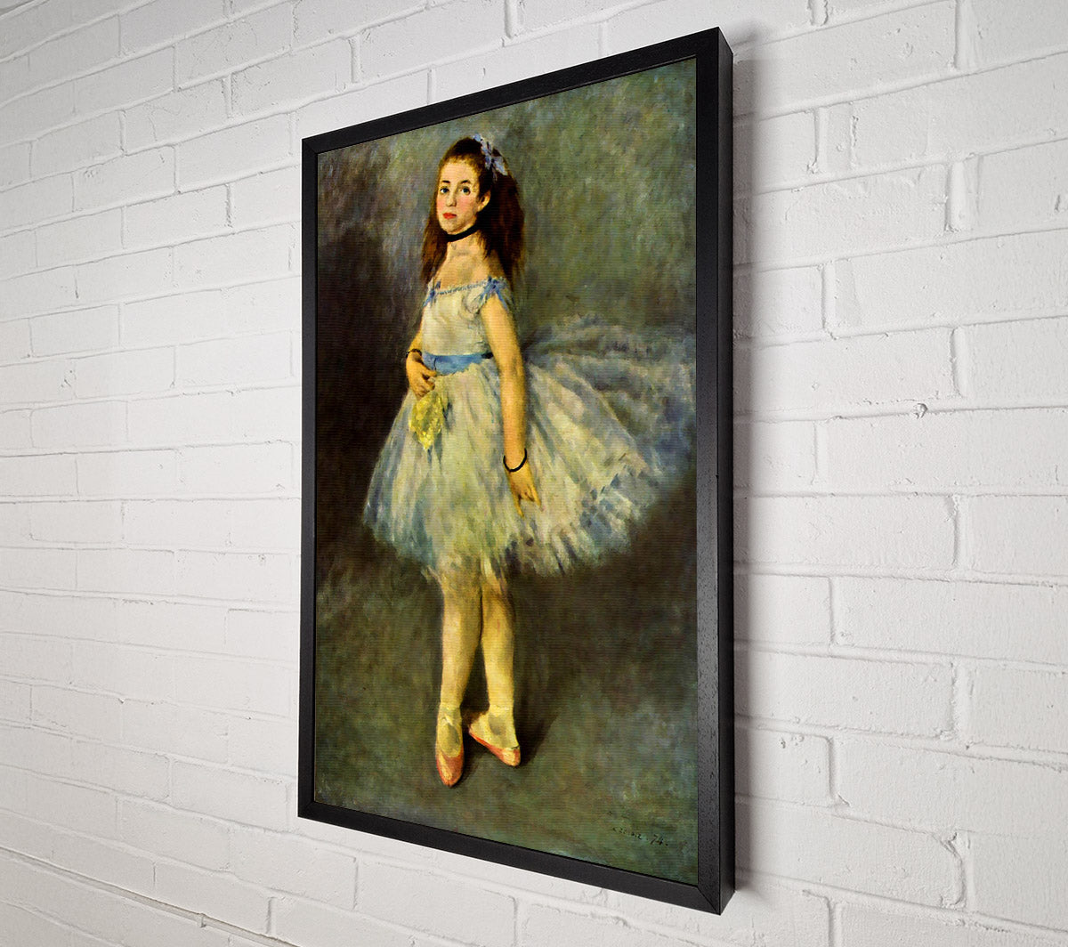 Renoir Ballet Dancer Canvas Wall Art