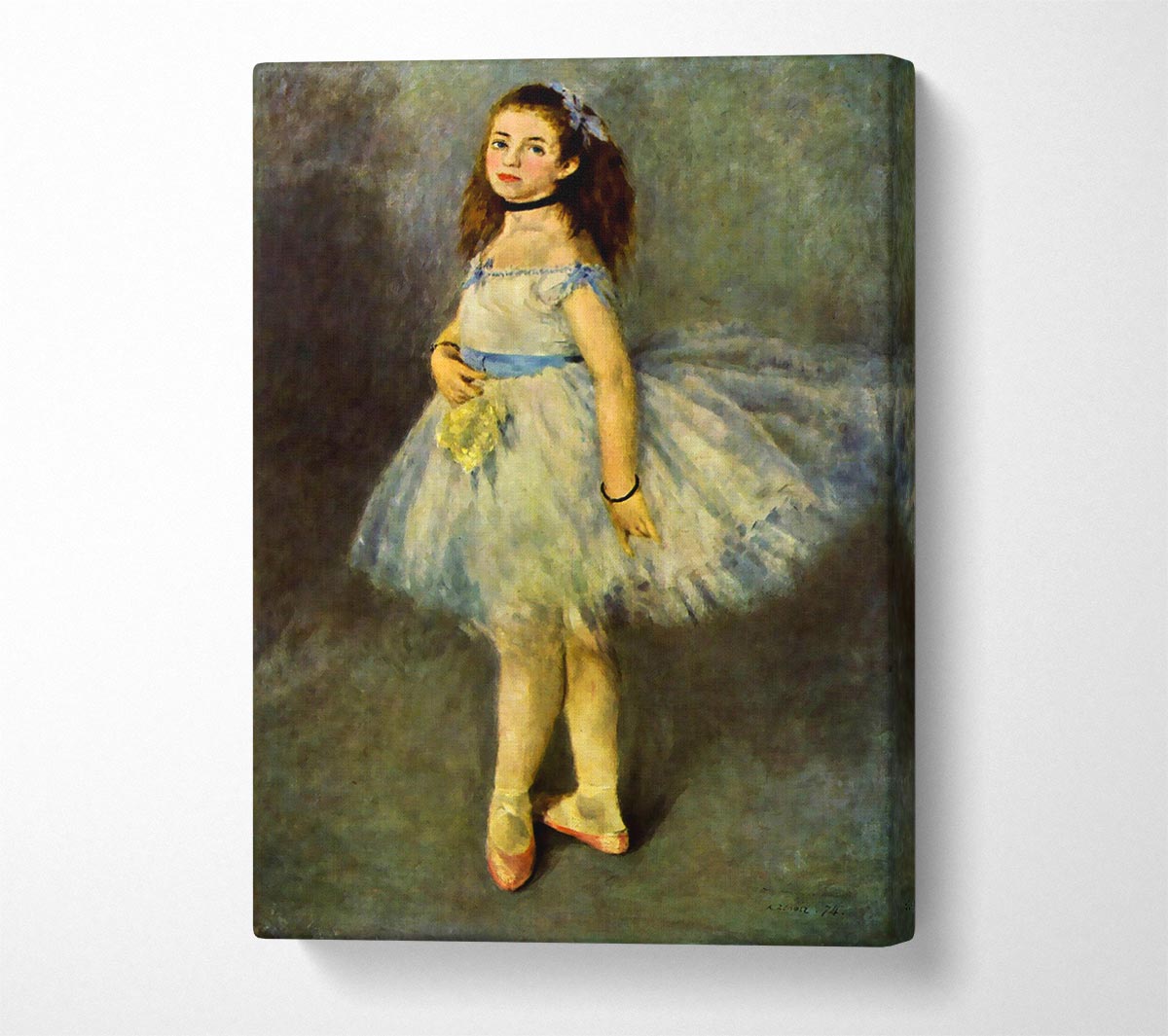 Renoir Ballet Dancer Canvas Wall Art
