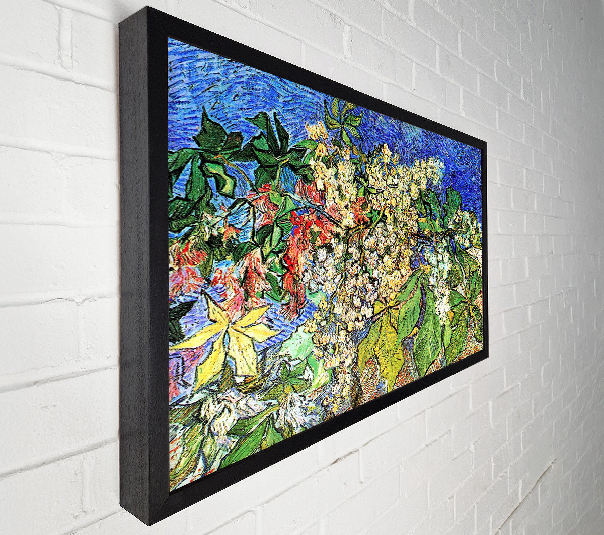 Van Gogh Blossoming Chestnut Branches Canvas Wall Art