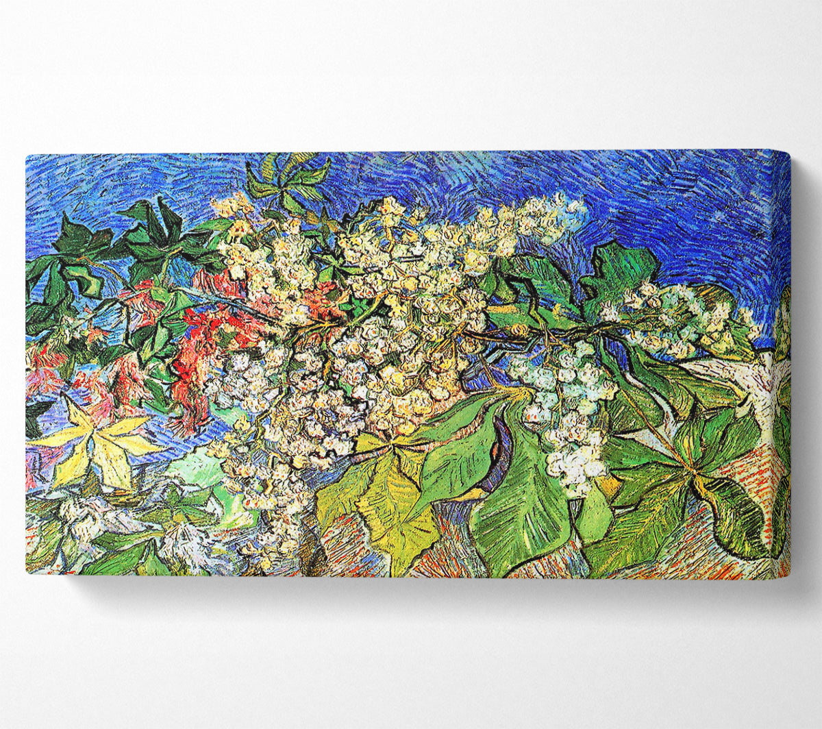 Van Gogh Blossoming Chestnut Branches Canvas Wall Art