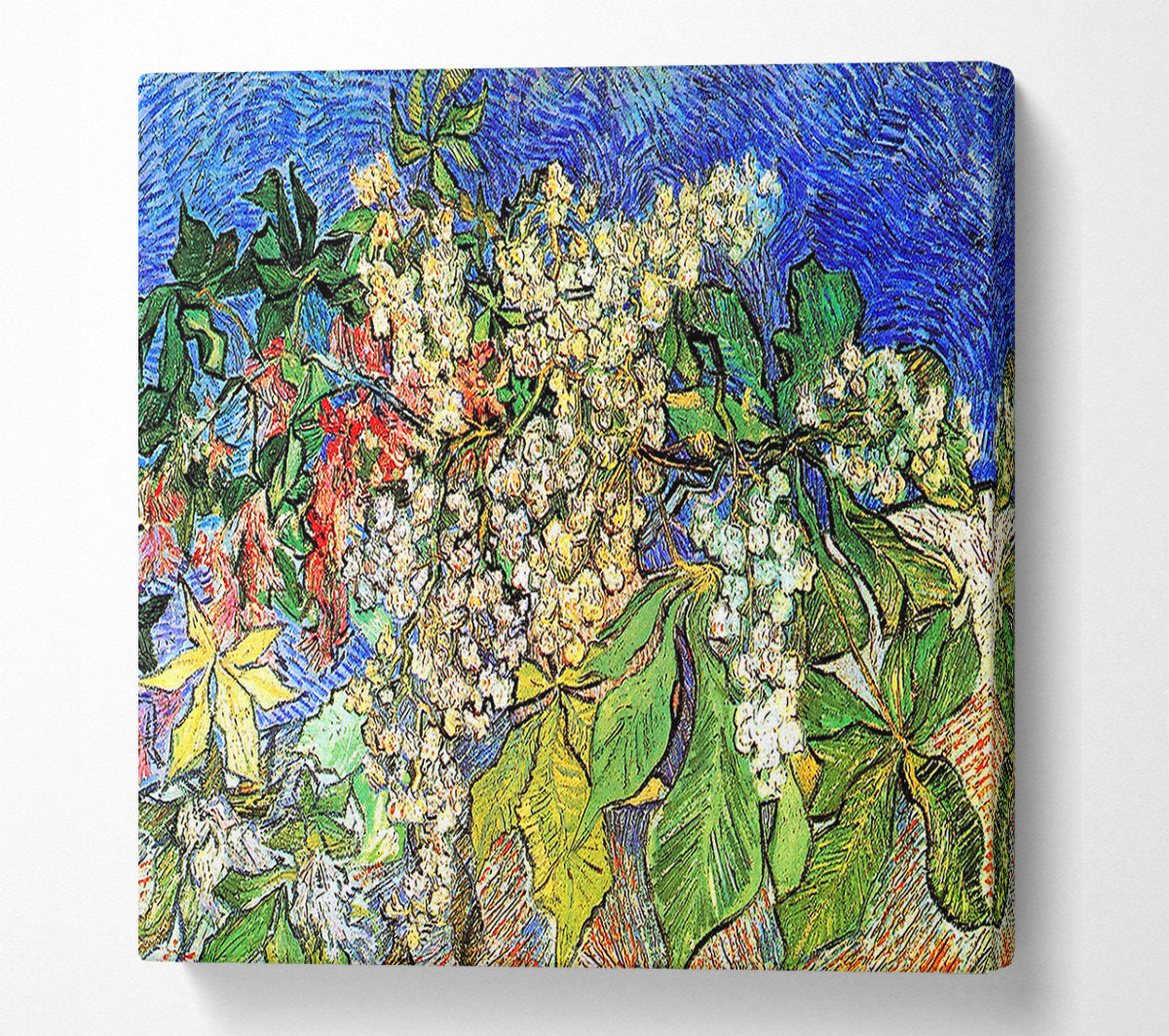 Van Gogh Blossoming Chestnut Branches Canvas Wall Art