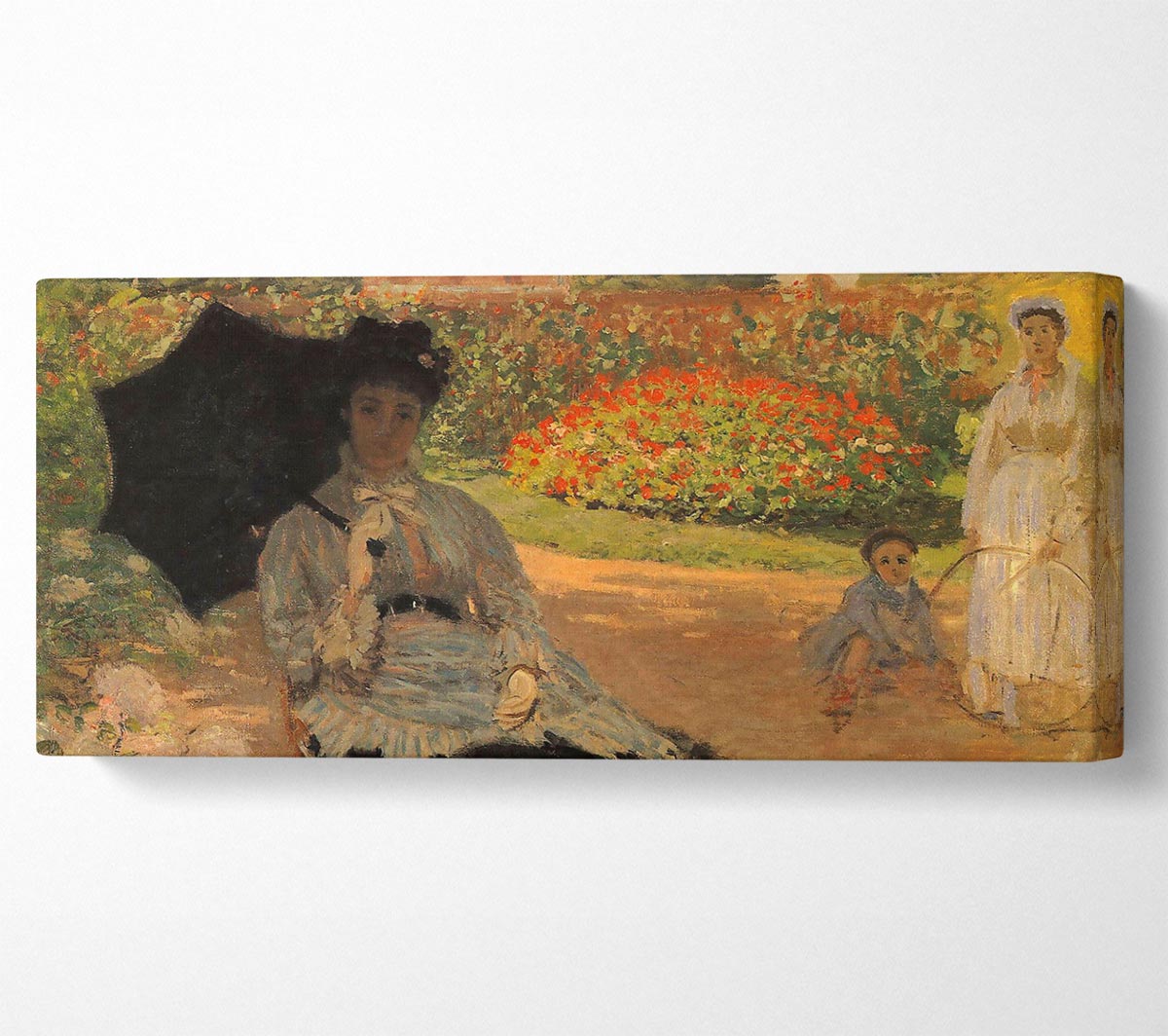 Monet Camille In The Garden With Jean And His Nanny