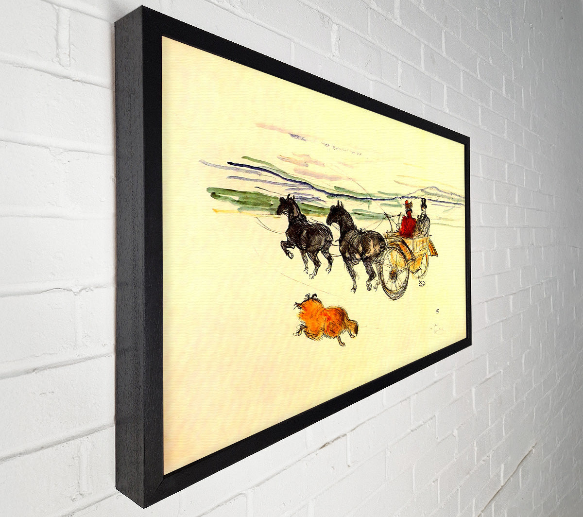 Toulouse Lautrec Carriage Canvas Wall Art
