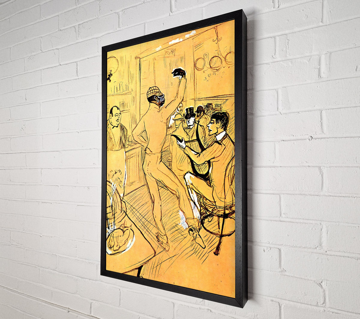 Toulouse Lautrec Chocolat Dance Canvas Wall Art