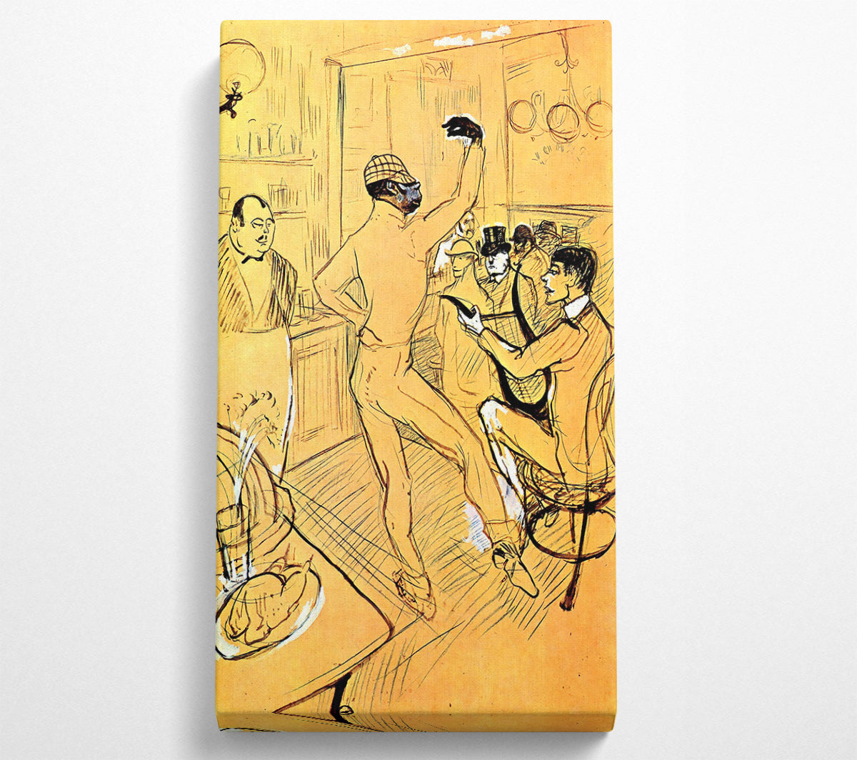 Toulouse Lautrec Chocolat Dance Canvas Wall Art
