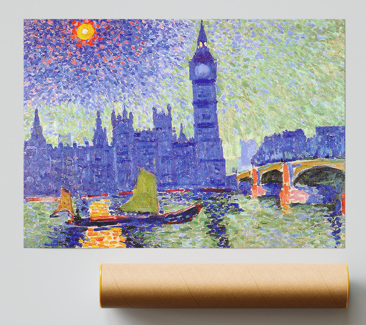 Claude Monet Thames Giclee Print