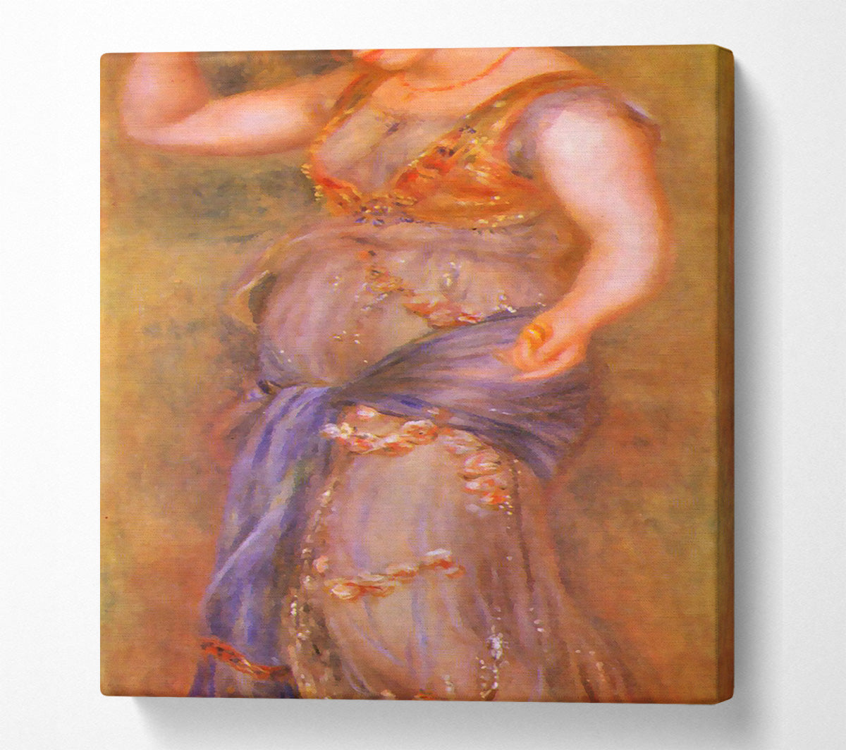 Renoir Dancer With Castanets Canvas Wall Art