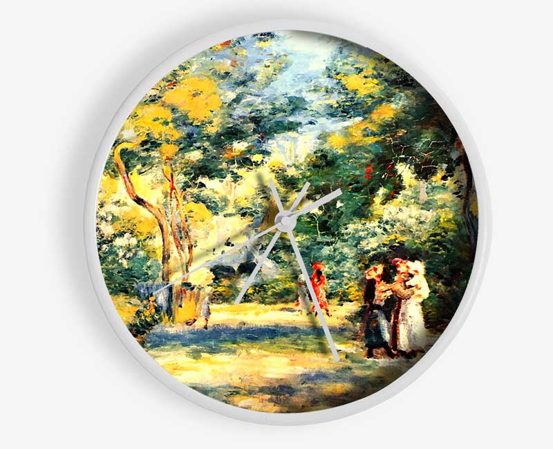 Van Gogh Figures In The Garden