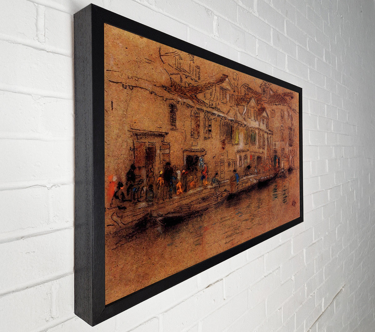 Whistler Fondamenta Dei Mori Canvas Print