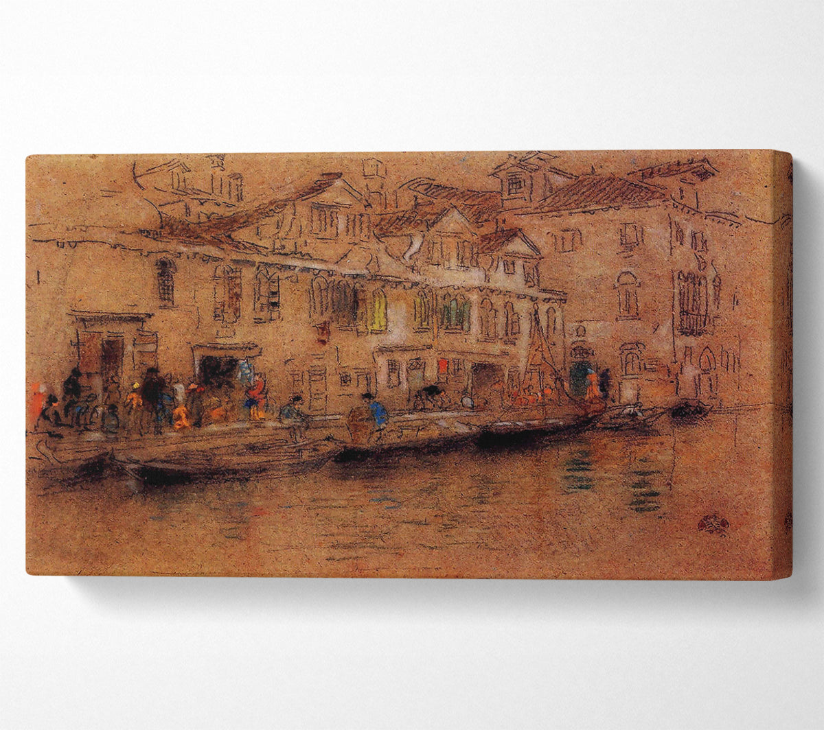 Whistler Fondamenta Dei Mori Canvas Print