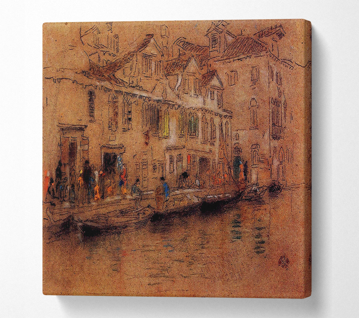 Whistler Fondamenta Dei Mori Canvas Print