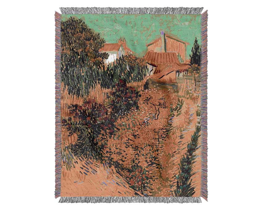 Van Gogh Garden Behind A House