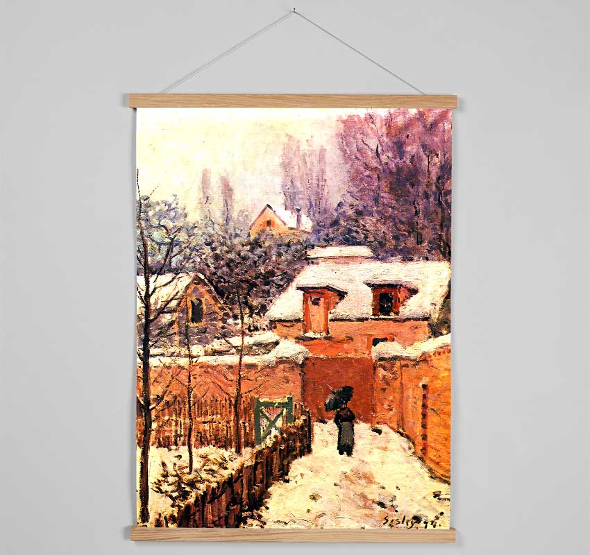 Sisley Garden In Louveciennes In Snow