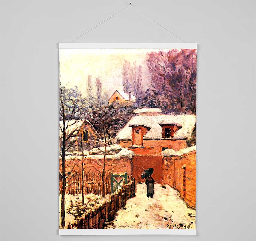 Sisley Garden In Louveciennes In Snow