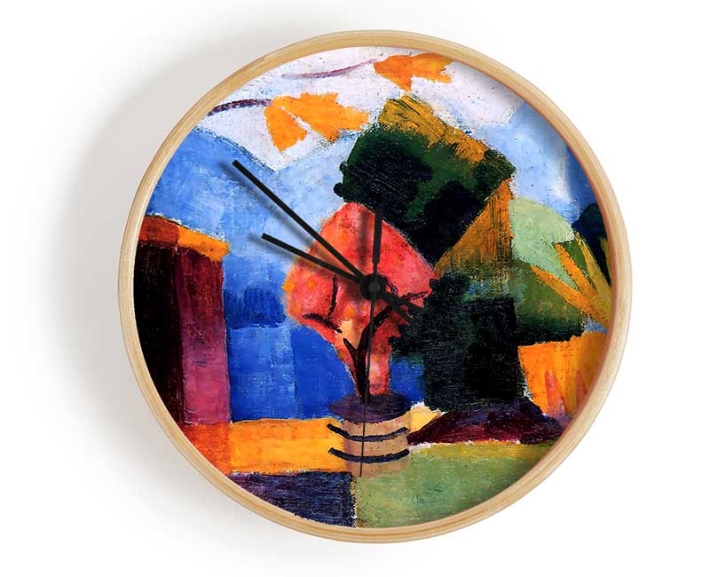 August Macke Garden On The Lake Of Thun