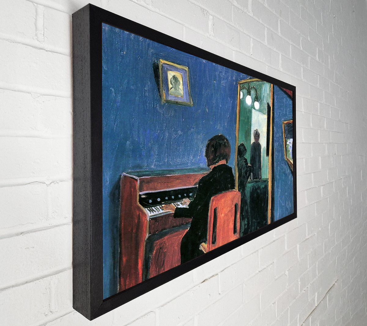 Walter Gramatte Girl At The Keyboards Canvas Wall Art