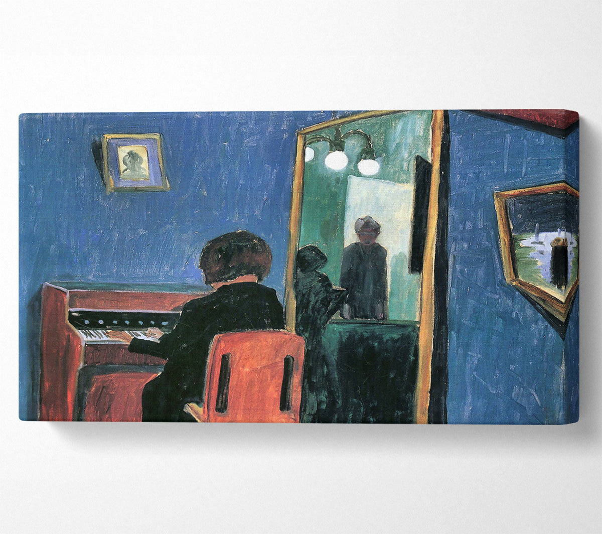 Walter Gramatte Girl At The Keyboards Canvas Wall Art