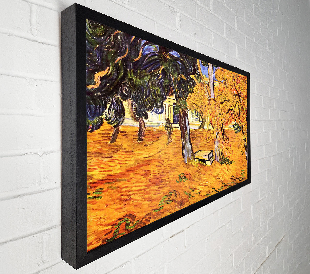Van Gogh The Park Of St-Paul Hospital In Saint-Remy Canvas Wall Art