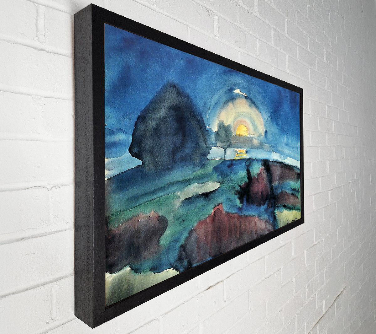Walter Gramatte Hiddensoe Moon Stairway Canvas Wall Art