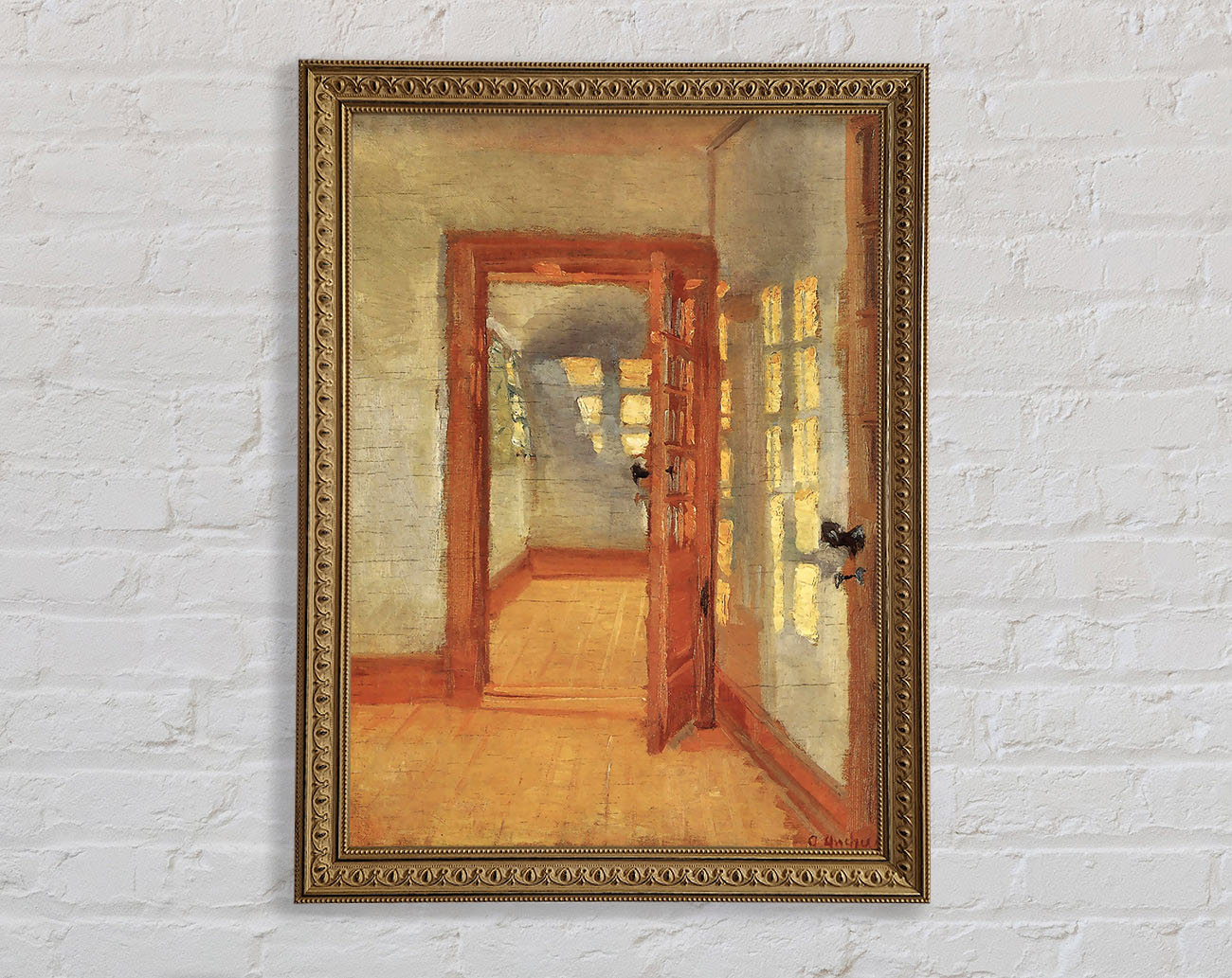 Anna Ancher House Framed Print
