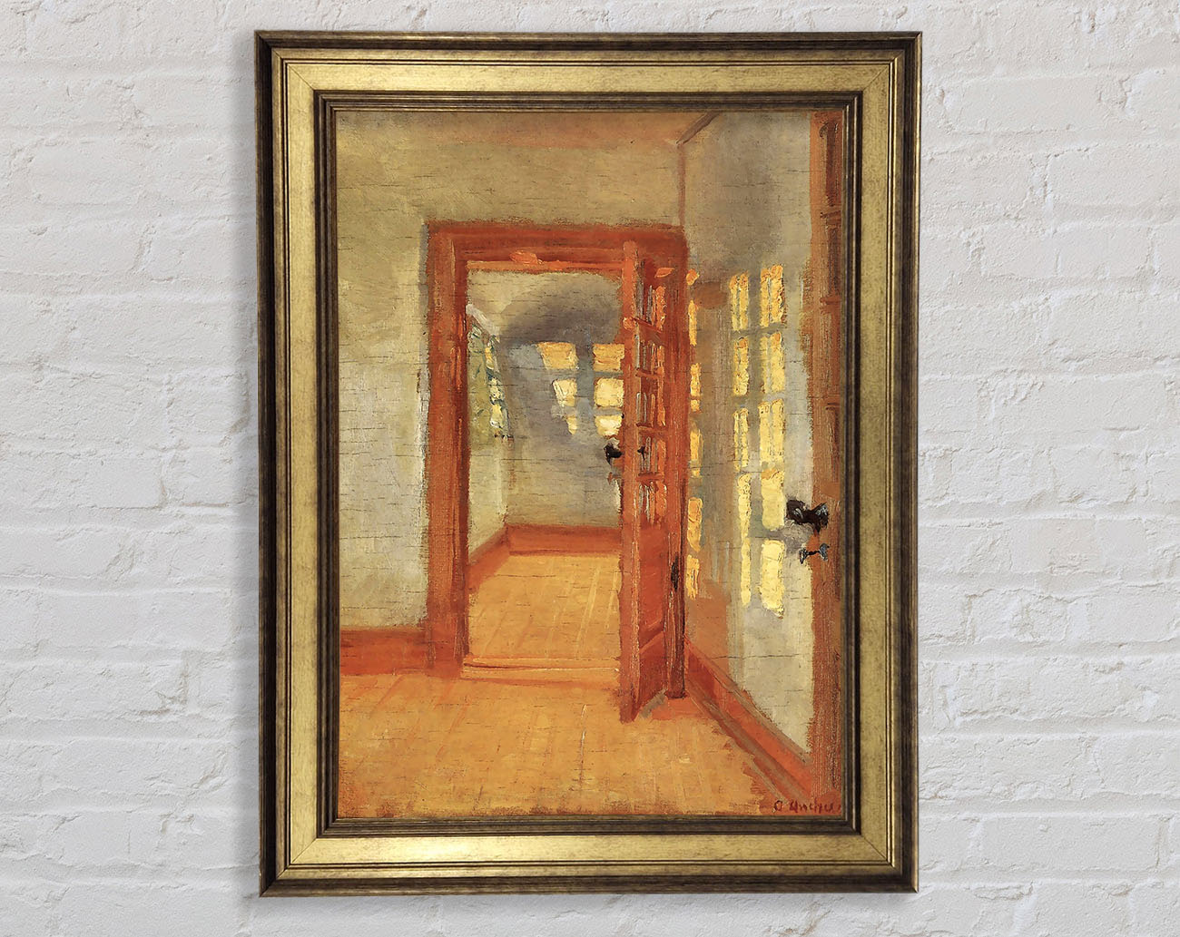 Anna Ancher House Framed Print