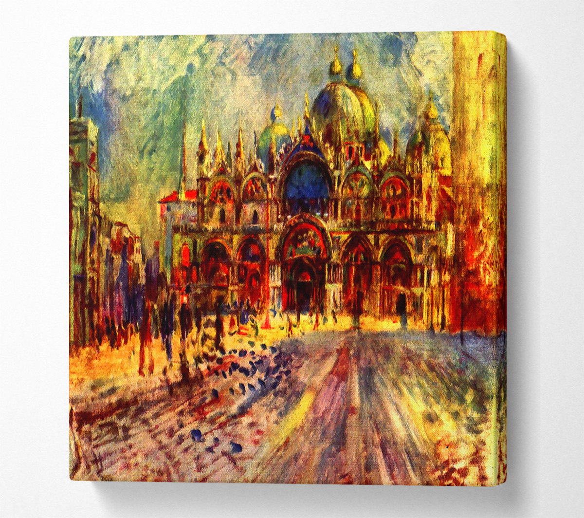 Renoir Marcus Place In Venice Canvas Wall Art