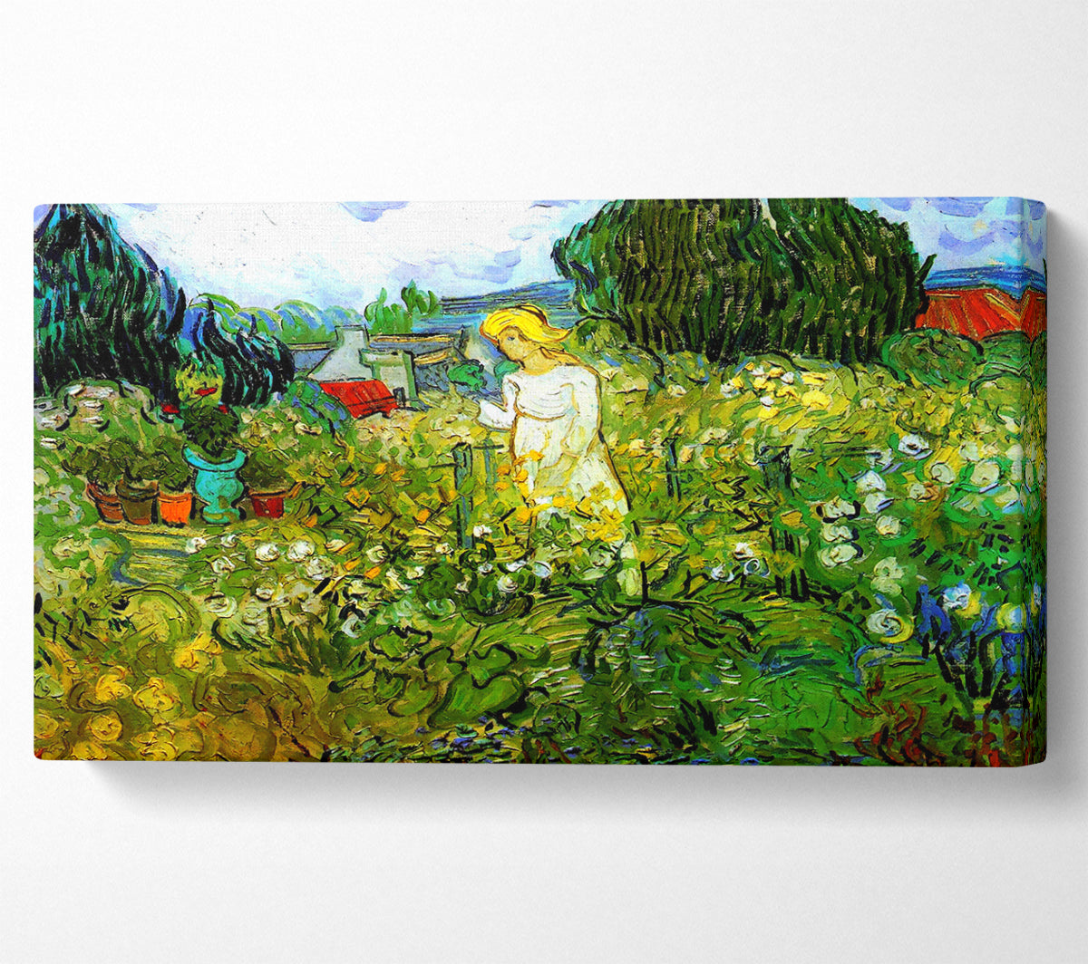 Van Gogh Marguerite Gachet In The Garden Canvas Print