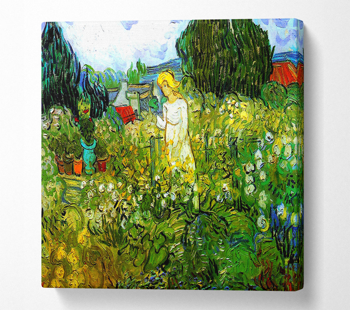 Van Gogh Marguerite Gachet In The Garden Canvas Print