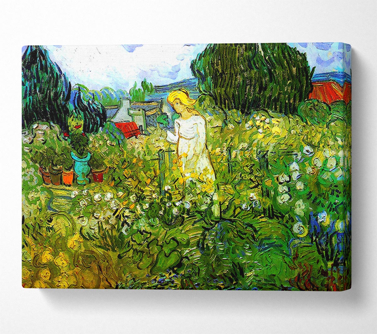 Van Gogh Marguerite Gachet In The Garden Canvas Print
