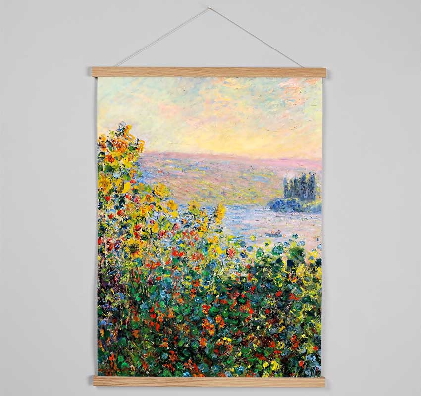 Monet Flower Beds At Vetheuil